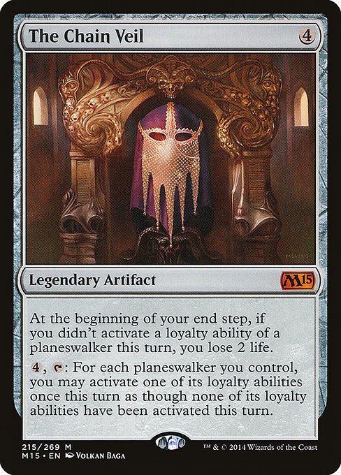 Magic 2015 - 215 - The Chain Veil - Mythic - C - Non-foil