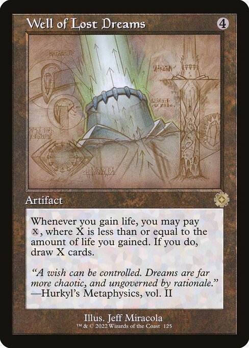 The Brothers' War Retro Artifacts - 125 - Well of Lost Dreams - Rare - C - Non-foil