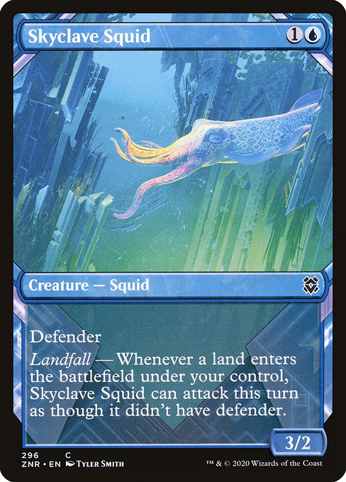 Zendikar Rising - 296 - Skyclave Squid - Common - U - Non-foil