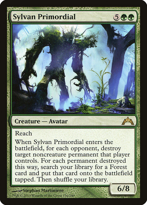 Gatecrash - 136 - Sylvan Primordial - Rare - G - Non-foil