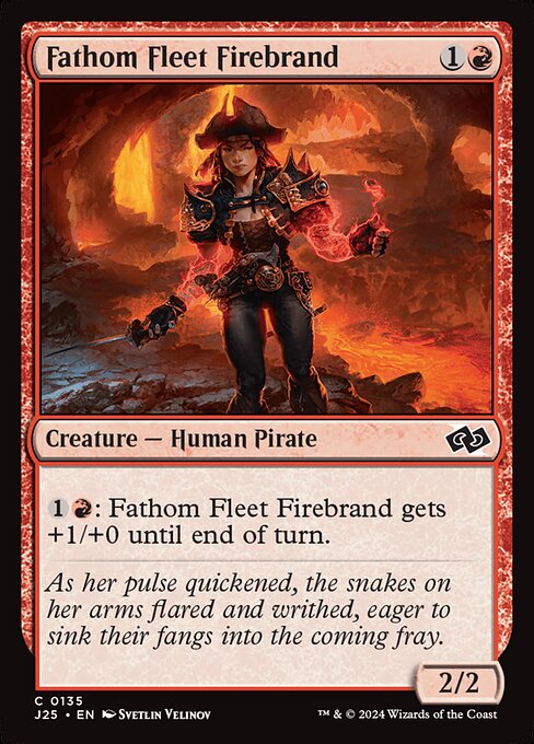 Foundations Jumpstart - 135 - Fathom Fleet Firebrand - Common - R - Non-foil
