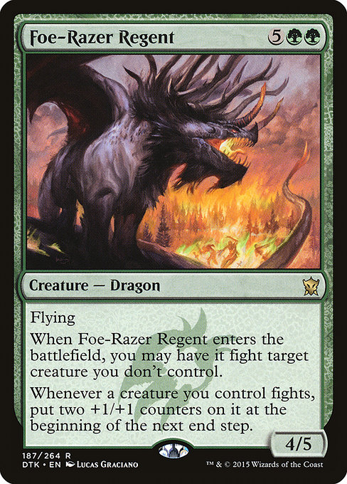 Dragons of Tarkir - 187 - Foe-Razer Regent - Rare - G - Non-foil