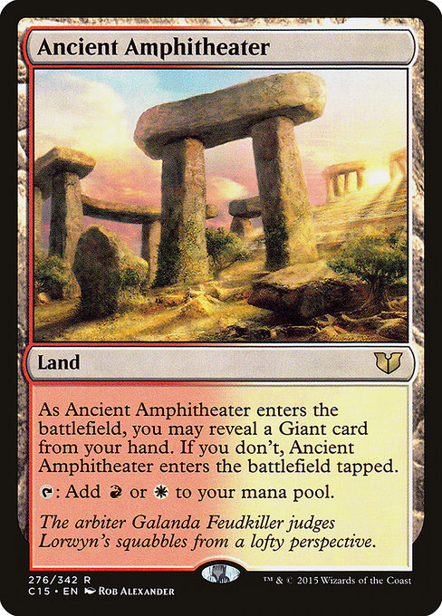 Commander 2015 - 276 - Ancient Amphitheater - Rare - C - Non-foil