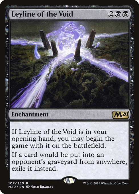 Core Set 2020 - 107 - Leyline of the Void - Rare - B - Foil