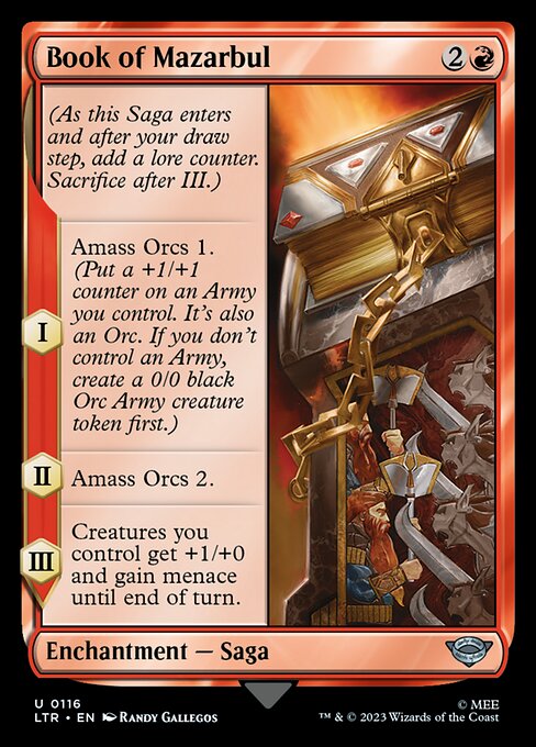 The Lord of the Rings: Tales of Middle-earth - 116 - Book of Mazarbul - Uncommon - R - Non-foil