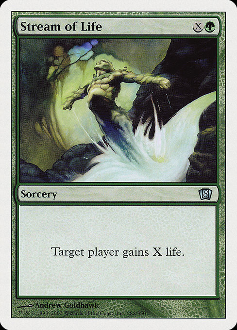 Eighth Edition - 282 - Stream of Life - Uncommon - G - Non-foil