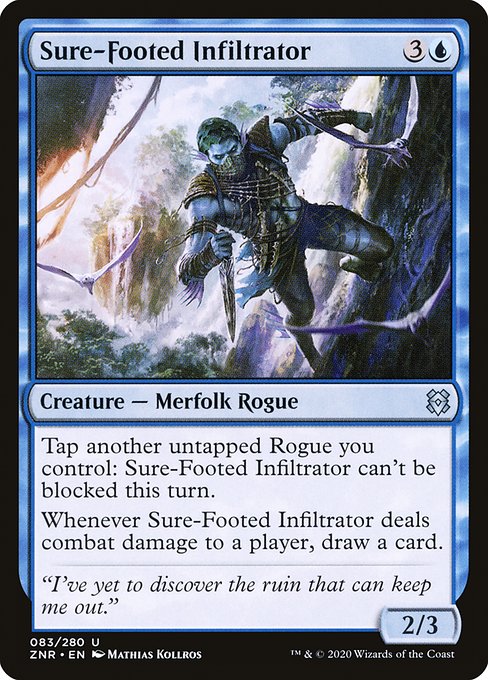 Zendikar Rising - 83 - Sure-Footed Infiltrator - Uncommon - U - Non-foil