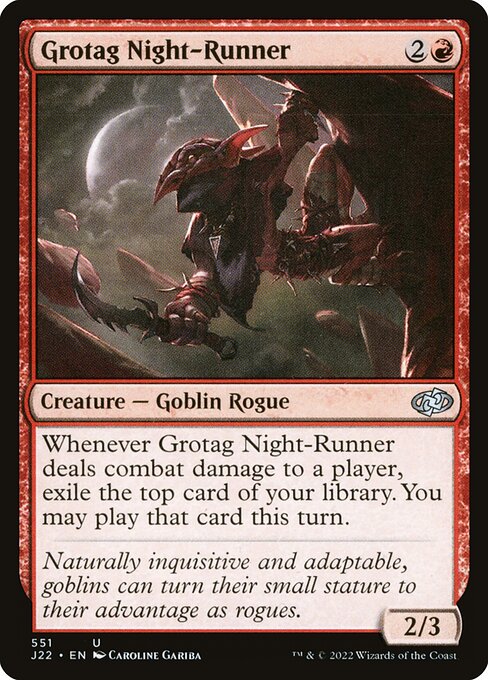 Jumpstart 2022 - 551 - Grotag Night-Runner - Uncommon - R - Non-foil