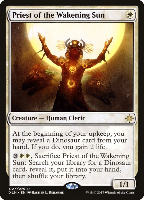 Ixalan - 27 - Priest of the Wakening Sun - Rare - W - Foil