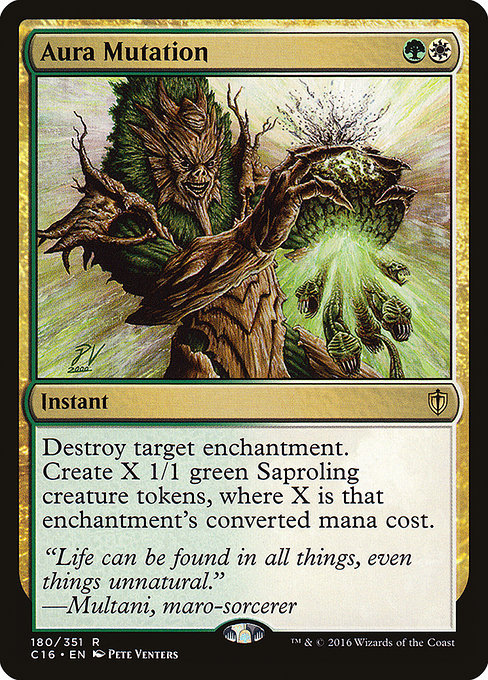 Commander 2016 - 180 - Aura Mutation - Rare - WG - Non-foil