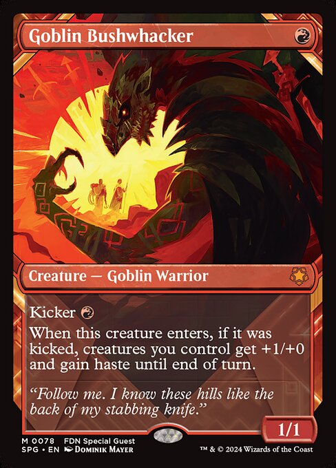 Special Guests - 78 - Goblin Bushwhacker - Mythic - R - Non-foil