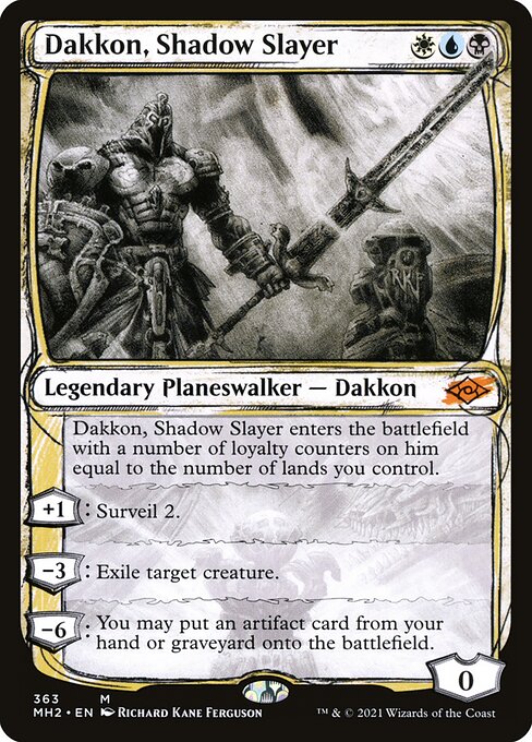 Modern Horizons 2 - 363 - Dakkon, Shadow Slayer - Mythic - Multi - Non-foil