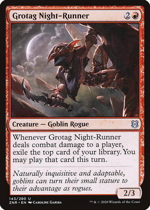 Zendikar Rising - 143 - Grotag Night-Runner - Uncommon - R - Non-foil