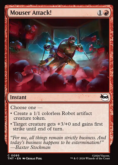 Teenage Mutant Ninja Turtles - 95 - Mouser Attack! - Common - R - Non-foil