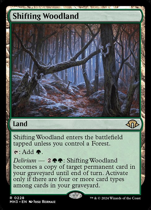 Modern Horizons 3 - 228 - Shifting Woodland - Rare - C - Non-foil