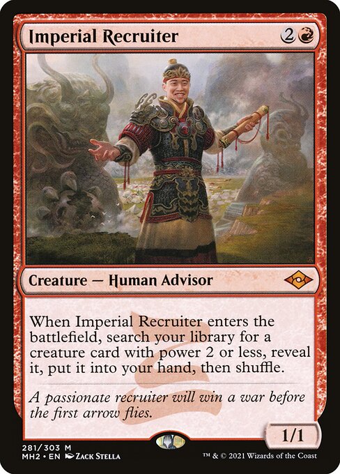Modern Horizons 2 - 281 - Imperial Recruiter - Mythic - R - Non-foil