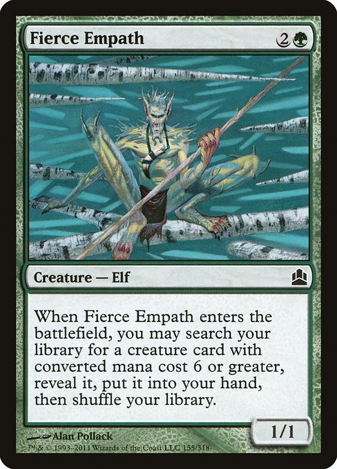 Commander 2011 - 155 - Fierce Empath - Common - G - Non-foil