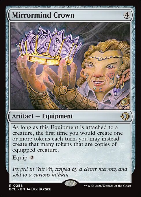 Lorwyn Eclipsed - 258 - Mirrormind Crown - Rare - C - Non-foil