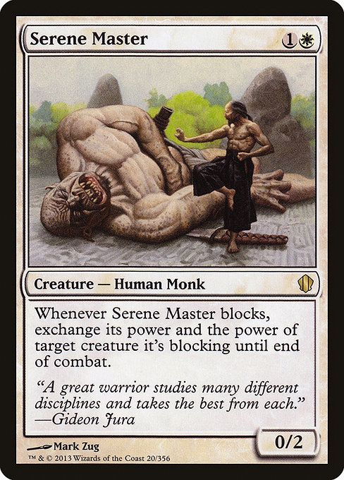 Commander 2013 - 20 - Serene Master - Rare - W - Non-foil
