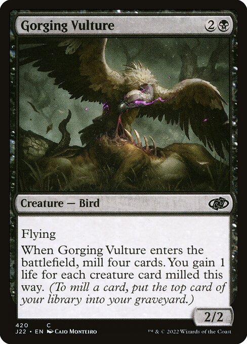 Jumpstart 2022 - 420 - Gorging Vulture - Common - B - Non-foil