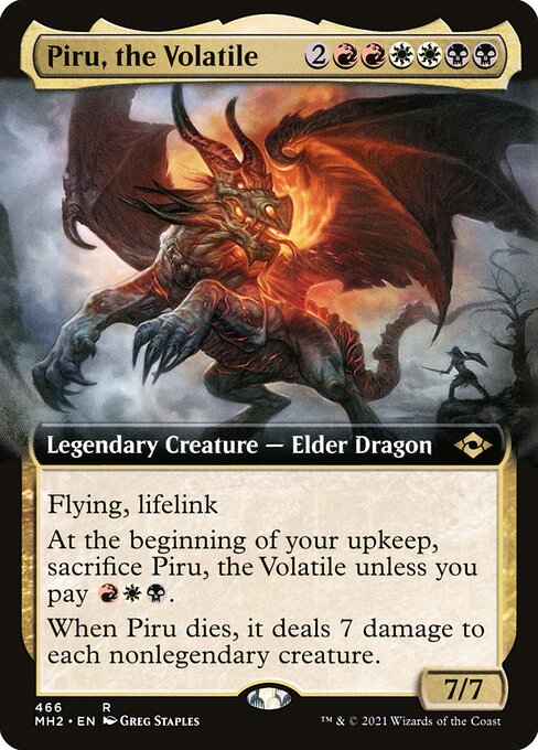 Modern Horizons 2 - 466 - Piru, the Volatile - Rare - Multi - Foil