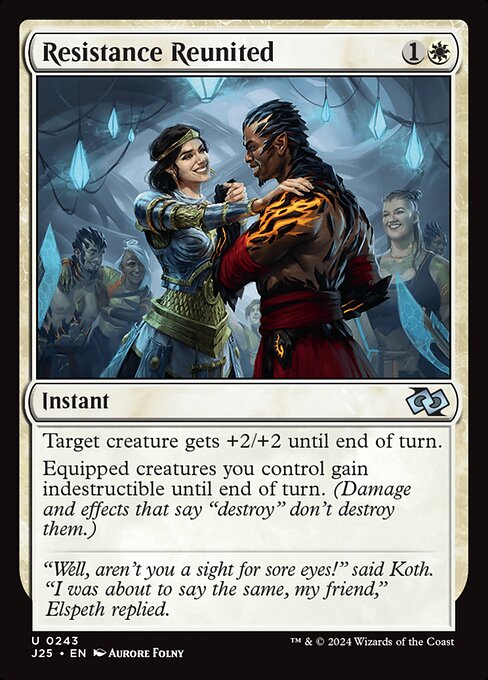Foundations Jumpstart - 243 - Resistance Reunited - Uncommon - W - Non-foil