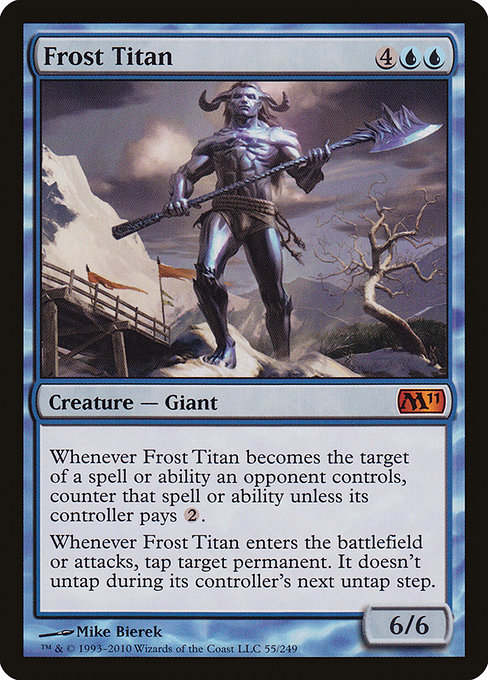Magic 2011 - 55 - Frost Titan - Mythic - U - Non-foil