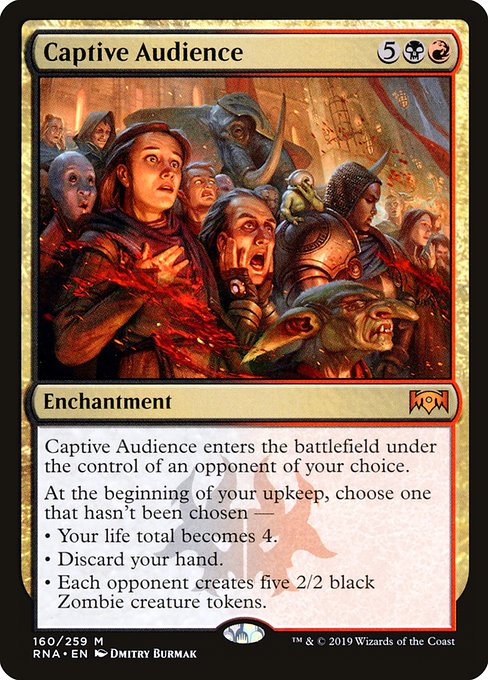 Ravnica Allegiance - 160 - Captive Audience - Mythic - BR - Non-foil