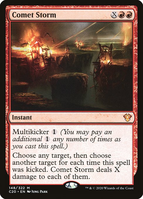 Commander 2020 - 148 - Comet Storm - Mythic - R - Non-foil