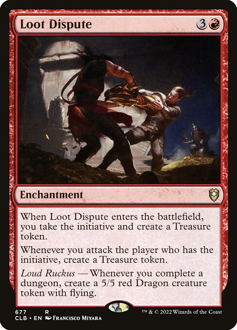 Commander Legends: Battle for Baldur's Gate - 677 - Loot Dispute - Rare - R - Non-foil