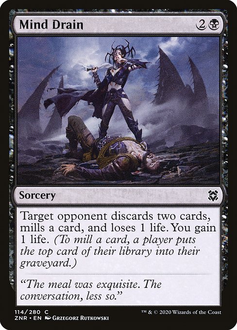 Zendikar Rising - 114 - Mind Drain - Common - B - Non-foil