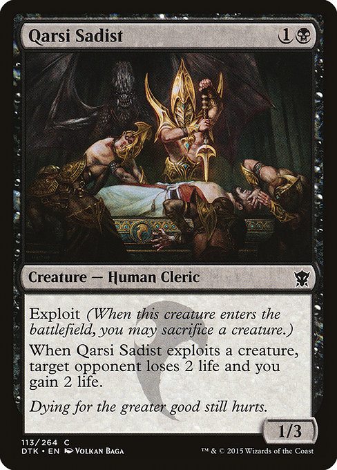 Dragons of Tarkir - 113 - Qarsi Sadist - Common - B - Non-foil