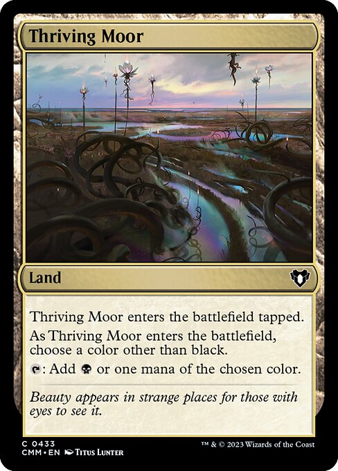 Commander Masters - 433 - Thriving Moor - Common - C - Non-foil