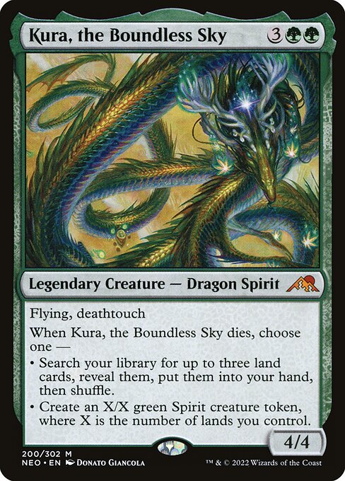 Kamigawa: Neon Dynasty - 200 - Kura, the Boundless Sky - Mythic - G - Non-foil