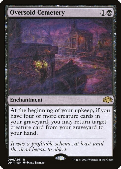 Dominaria Remastered - 96 - Oversold Cemetery - Rare - B - Foil