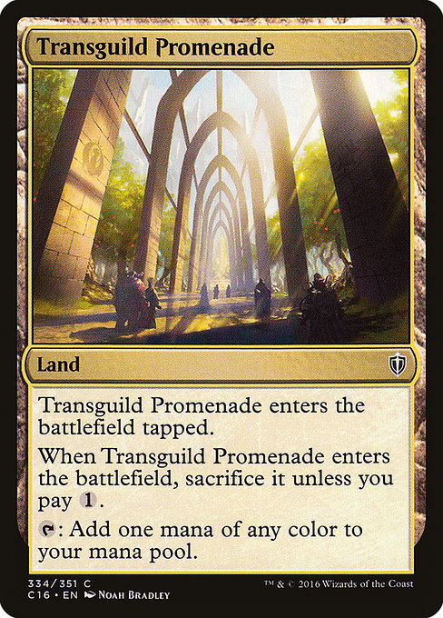 Commander 2016 - 334 - Transguild Promenade - Common - C - Non-foil
