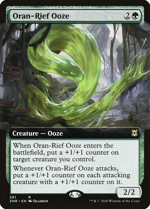 Zendikar Rising - 361 - Oran-Rief Ooze - Rare - G - Non-foil