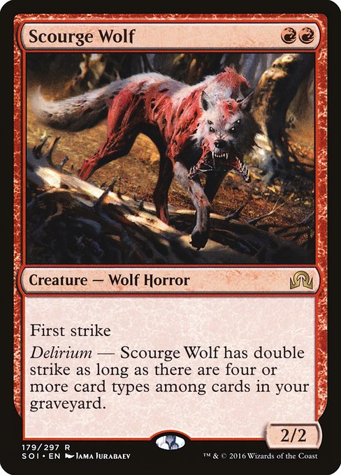 Shadows over Innistrad - 179 - Scourge Wolf - Rare - R - Non-foil