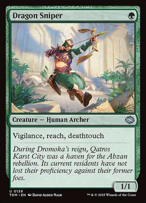 Tarkir: Dragonstorm - 139 - Dragon Sniper - Uncommon - G - Non-foil