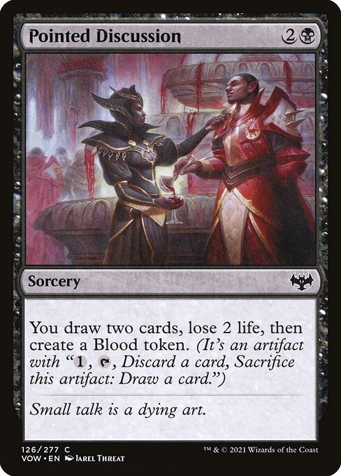 Innistrad: Crimson Vow - 126 - Pointed Discussion - Common - B - Non-foil