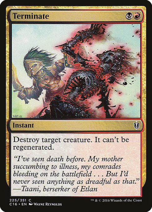 Commander 2016 - 225 - Terminate - Common - BR - Non-foil