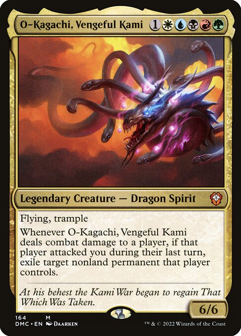 Dominaria United Commander - 164 - O-Kagachi, Vengeful Kami - Mythic - Multi - Non-foil