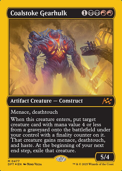 Aetherdrift - 477 - Coalstoke Gearhulk - Mythic - BR - Foil