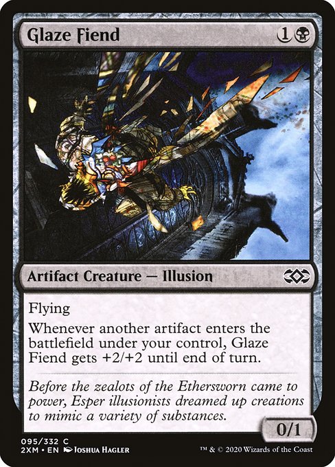 Double Masters - 95 - Glaze Fiend - Common - B - Non-foil
