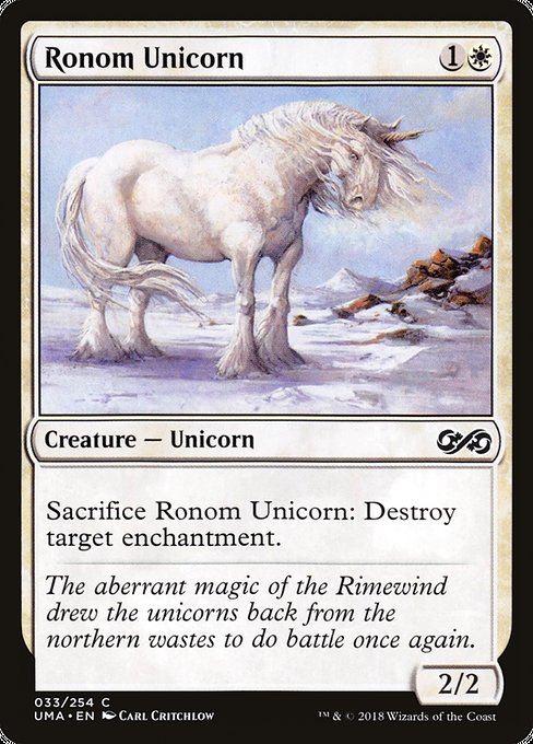 Ultimate Masters - 33 - Ronom Unicorn - Common - W - Non-foil