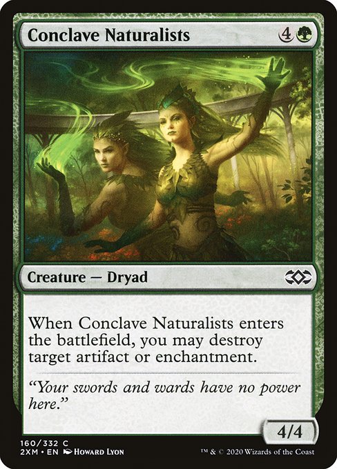 Double Masters - 160 - Conclave Naturalists - Common - G - Foil