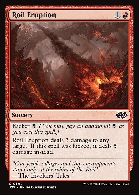 Foundations Jumpstart - 592 - Roil Eruption - Common - R - Non-foil