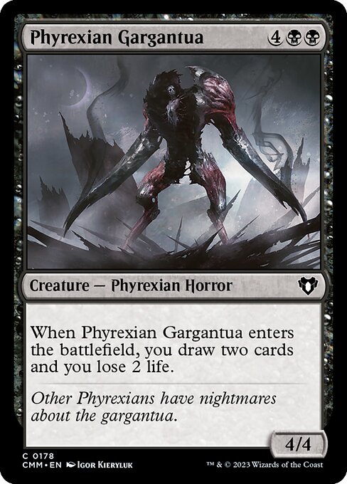 Commander Masters - 178 - Phyrexian Gargantua - Common - B - Non-foil