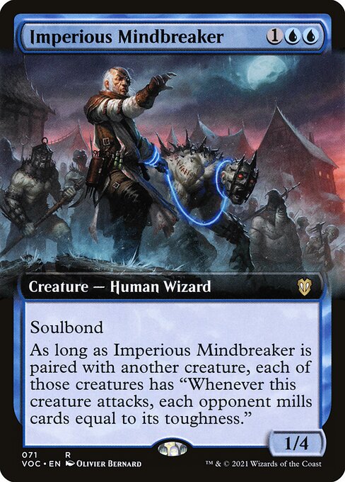 Crimson Vow Commander - 71 - Imperious Mindbreaker - Rare - U - Non-foil