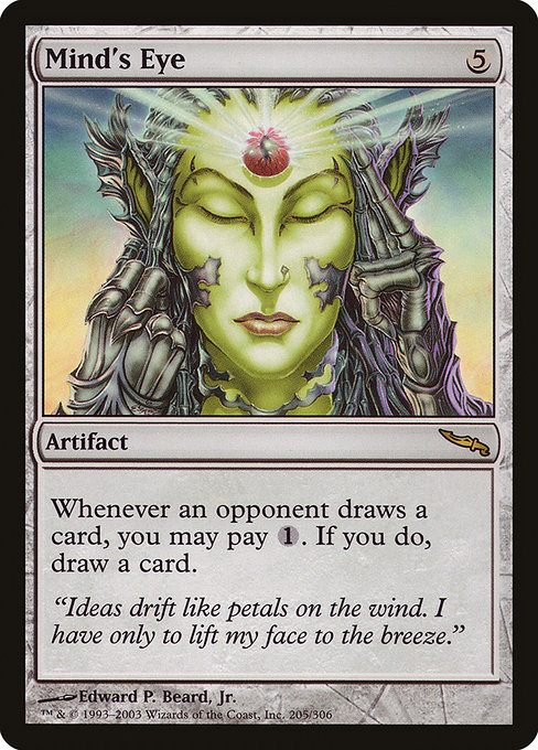 Mirrodin - 205 - Mind's Eye - Rare - C - Non-foil